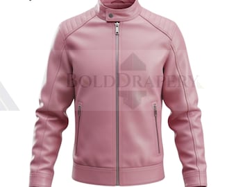 Slim Fit Genuine Leather Moto Jacket – All Colors