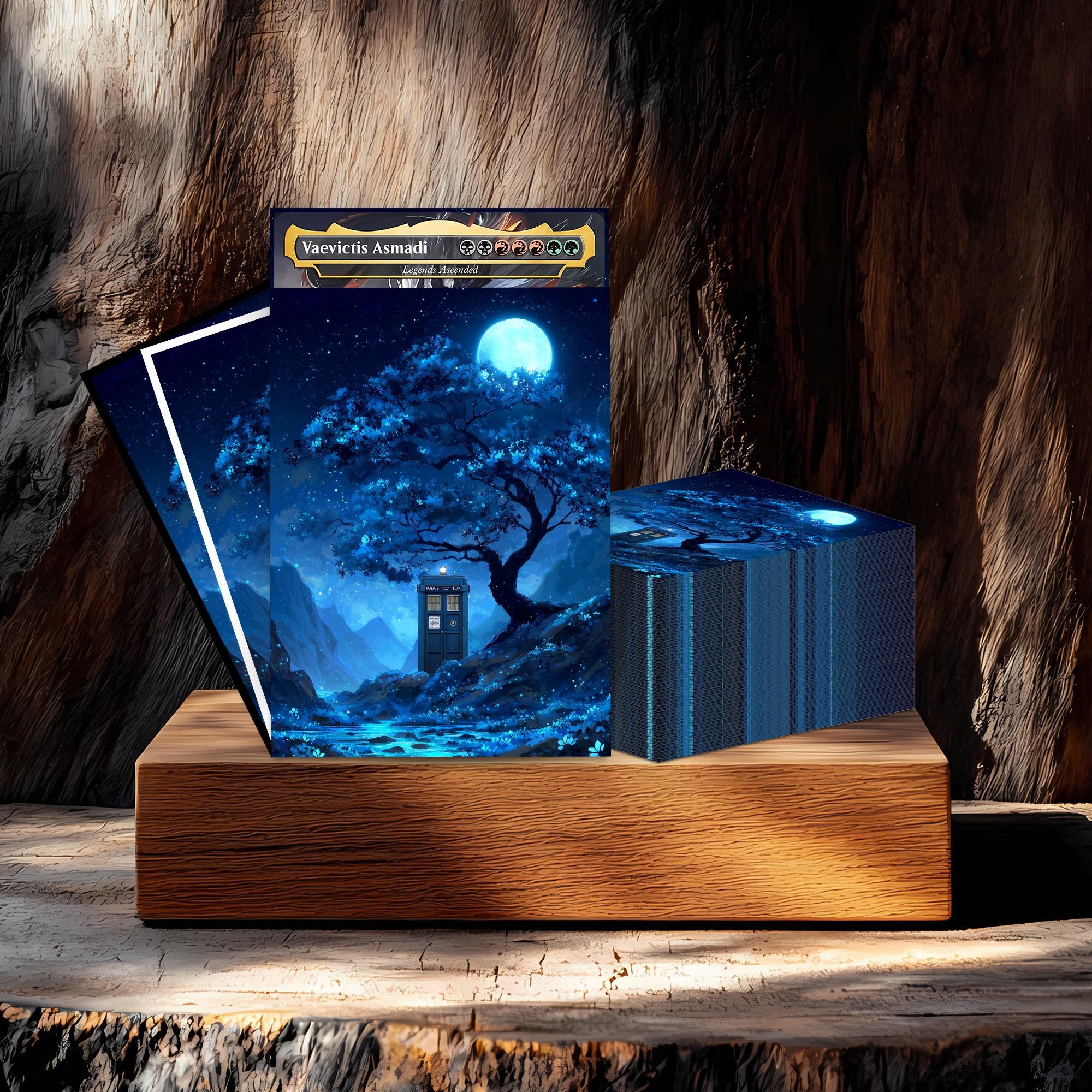 The Tardis MTG Card Sleeves - Perfect Gift for Magic the Gathering Players  | Protect & Impress for Birthdays/game Nights,tcg Card Sleeves - Etsy