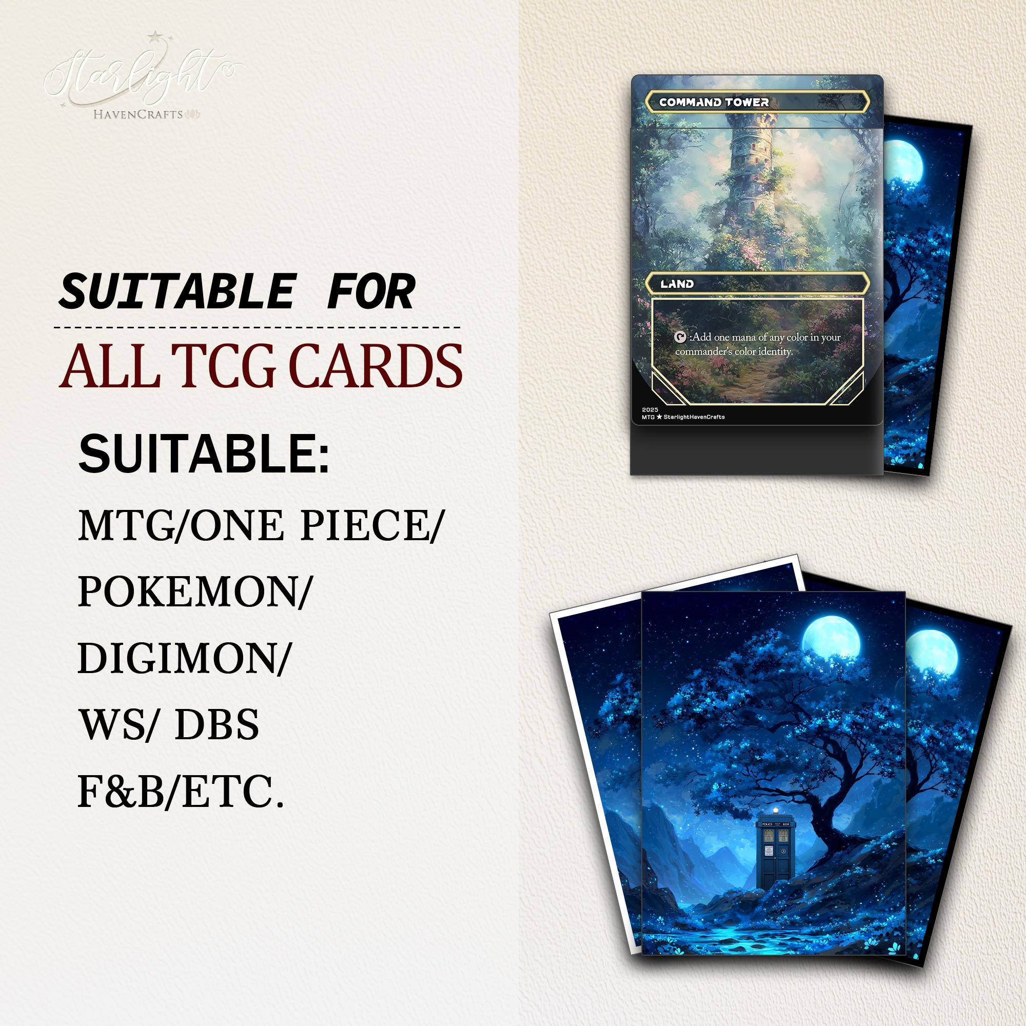 The Tardis MTG Card Sleeves - Perfect Gift for Magic the Gathering Players  | Protect & Impress for Birthdays/game Nights,tcg Card Sleeves - Etsy