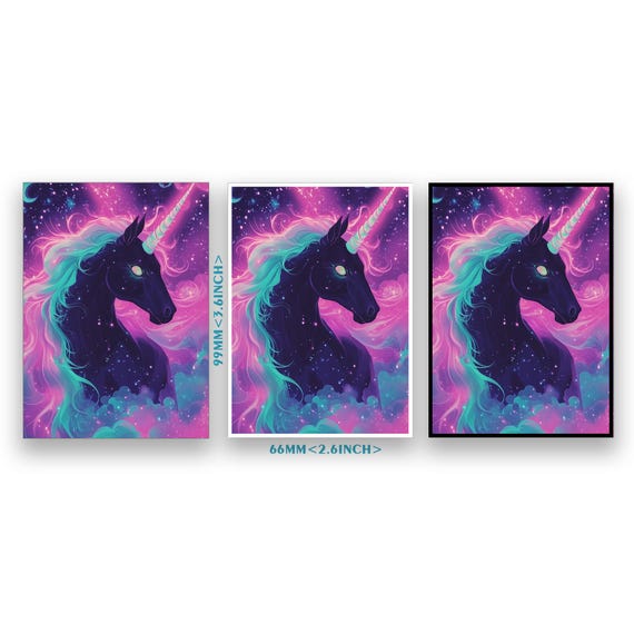 unicorn card sleeves Mtg Card Sleeves,neon Unicorn Card Sleeves,top Quality Magic Sleeves,detailed  Magic: the Gathering Accessories,card Game Sleeves