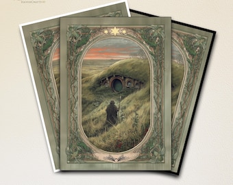 Mtg Card Sleeves,Hobbit Theme Card Sleeves,Top Quality and Detailed Magic Sleeves,Detailed Magic: The Gathering Accessories