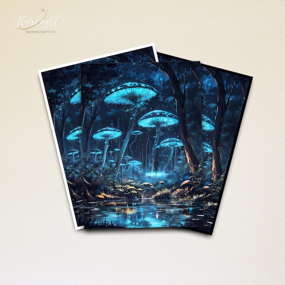 Mtg Card Sleeves,enchanted Forest Card Sleeves,top Quality and Detailed  Magic Sleeves,tcg Card Sleeve, Gifts for Gamers,card Game Sleeves - Etsy  Canada