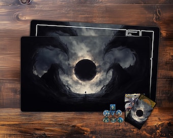 Eclipse of the Abyssal MTG Playmat Gift for Mtg Game Lovers - Perfect Birthday/Game Night Present,TCG Playmat,Trading Card Game Accessories