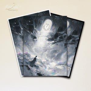 Mtg Card Sleeves, Chronal Abyss: The Watcher Card Sleeves,Top Quality Magic Card Sleeves,Mtg Accessories,MTG gamer gift,Tcg card sleeves
