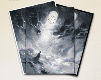 Fundas para cartas de Mtg, Chronal Abyss: The Watcher, fundas de alta calidad para cartas de Magic, accesorios de Mtg, regalo para jugadores de Mtg, fundas para cartas de Tcg