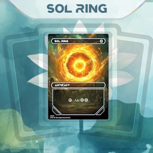 Sol Ring MTG Cards, Art MTG Card,Proxy Commander Deck,Custom Proxy Card MTG, Commander Proxy Cards