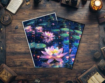 MTGスリーブ マット仕上げ、ゴシックブラックロータスカードスリーブ