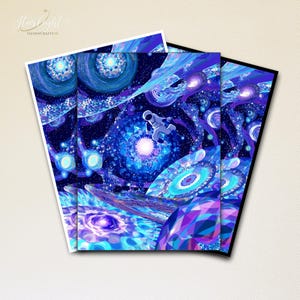 Mtg-kaarthoezen, Caleidoscope Universe-kaarthoezen, Magic Card-hoezen van topkwaliteit, MTB-accessoires, MTB-cadeau voor gamer, Tcg-kaarthoezen