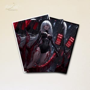 Mtg Kartenhüllen, Anime Vampir Kartenhüllen, hochwertige und detaillierte Magie Hüllen, detaillierte Magie: The Gathering Zubehör