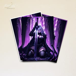 MTG-kaarthoezen The Fearless Warrior-kaarthoezen Topkwaliteit en gedetailleerde magische hoezen Gedetailleerde magie: The Gathering-accessoires