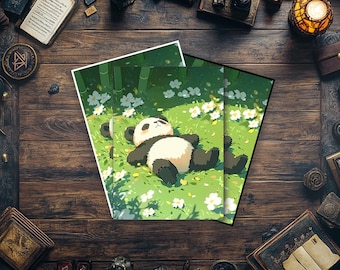 panda card sleeves Mtg Card Sleeves,Cute Baby Panda Card Sleeves,Top Quality and Detailed  Magic Sleeves,Detailed Magic: The Gathering Accessories