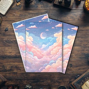 Pochettes pour cartes Mtg, Pochettes pour cartes nuages colorés, Pochettes magiques détaillées et de grande qualité, Magie détaillée : accessoires The Gathering