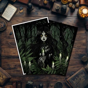 Pochettes pour cartes Mtg, pochettes pour cartes de style sombre Reine des ombres, pochettes pour cartes détaillées et de grande qualité, pochette pour cartes TCG, cadeaux pour les joueurs