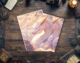 Bustine protettive per carte MTG, Bustine protettive per carte a tema drago, Bustine protettive per carte magiche di alta qualità e dettagliate, Bustine protettive per giochi di carte, Bustine protettive per carte magiche, Regali per giocatori