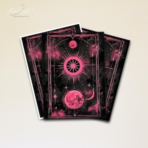Housses pour cartes MTG, pochettes pour oeuvres d'art astrologie céleste, pochettes magiques de grande qualité, accessoires MTG, pochettes pour jeux de cartes, pochettes pour cartes TCG