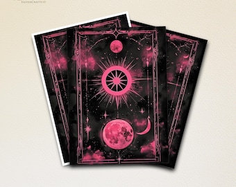 Mtg Card Sleeves,Celestial Astrology Artwork Card Sleeves,Top Quality Magic Sleeves,MTG Accessories,Card Game Sleeves,card sleeves TCG