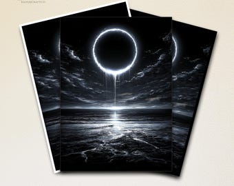 Luminous Ring Over the Sea MTG-kaarthoezen: TCG-accessoires