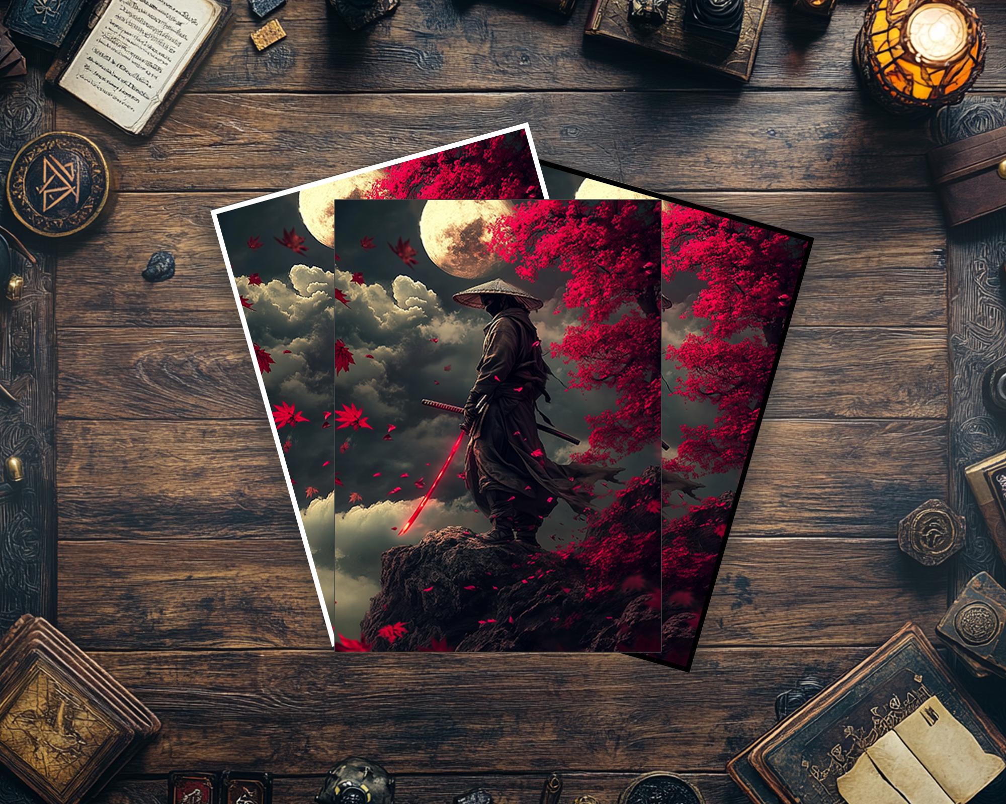 Samurai Card Sleeves - Etsy
