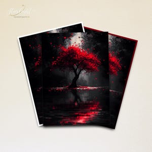 MTG-kaarthoezen,Red Tree-kaarthoezen,Topkwaliteit en gedetailleerde magische hoezen,Gedetailleerde magie: The Gathering-accessoires,Hoezen voor kaartspellen