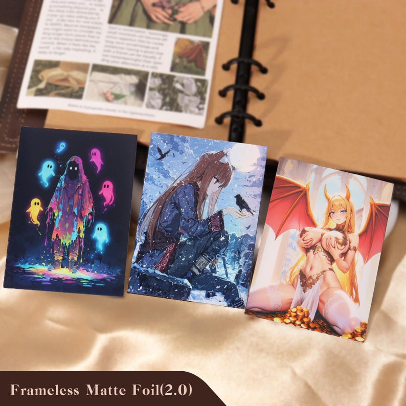 Custom TCG Card Sleeves, Personalized Anime MTG Sleeves, Compatible with MTG Commander, Pokemon, One Piece, Gift for Gamer, Riftbound Design image 15