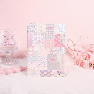 Rosa lapptäcksmönster Nytt fodral | Kindle-fodral med handrem för Kindle 12/11/10/8, Paperwhite 12/11/10:e, Kindle Colorsoft, Present till henne