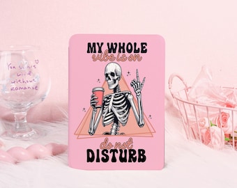 Skeleton's Coffee Break New Case | Kindle Case, Kobo Case with Hand Strap, Kindle Paperwhite/Colorsoft, Kobo Clara Color/2E/BW, Gift for Her