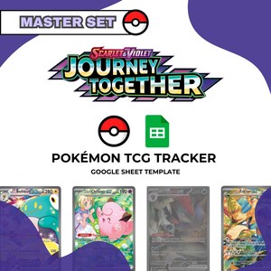 Journey Together Master Set - Pokémon TCG Tracker Google Sheet