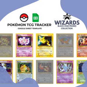 Magier Black Star Promo Collection - Pokémon Sammelkartenspiel Tracker Google Sheet