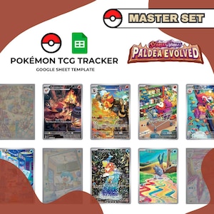 Ensemble principal Paldea Evolved - Fiche Google du JCC Pokémon Tracker
