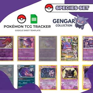 Colección Gengar - Hoja de Google de seguimiento de JCC Pokémon