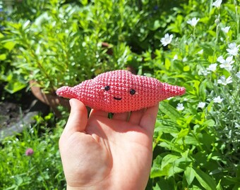 Sweet Potato Crochet Pattern - Amigurumi toy - Vegetable toy - PDF