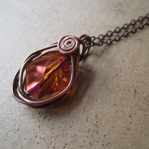 Astral Pink Swarovski Cosmic Necklace