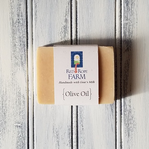 Sample of Olive Oil & Sheep's Milk Soap, Unscented, Sensitive Skin, Cold Process, Extra-Moisturizing