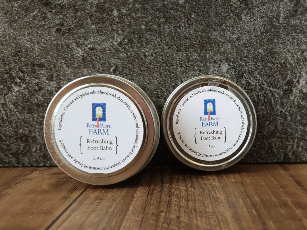 Refreshing Foot Balm, All-natural, 2.9 Ounce - Etsy