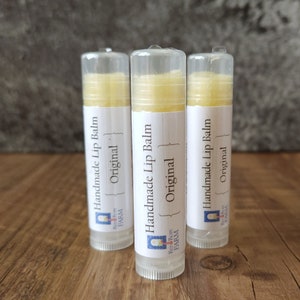 Handmade Lip Balm, All-Natural, Original