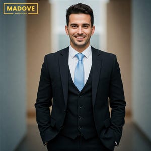 Herren Schwarz 3-teiliger Anzug: Maßgeschneiderte Hochzeits- & Abendgarderobe