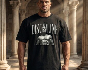 Stoic Philosophy T-Shirt, Marcus Aurelius Graphic Tee, Motivational Streetwear Shirt, Self Discipline Gift, Unisex Cotton Tee