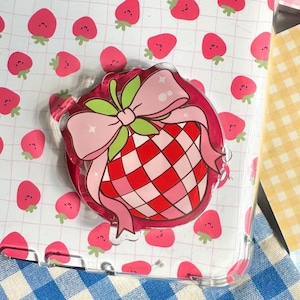 Strawberry Disco Kindle Grip: magnetisch leesgrage telefoonaccessoire