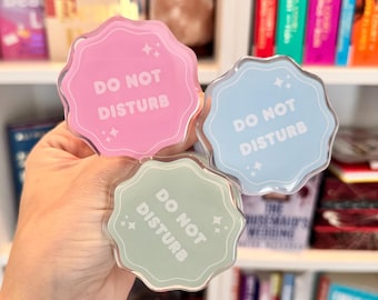 Do Not Disturb Kindle Grip: Pink Blue Mint Green Magsafe Phone Kobo Grip