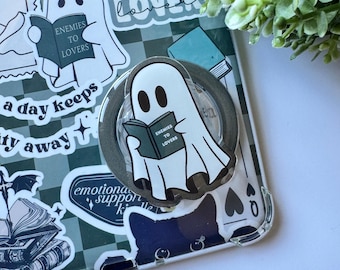 Ghost Enemies to Lovers Kindle Grip: Bookish MagSafe Phone kindle Kobo Accessory