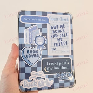 Gingham Kindle Insert for Clear Case: Smut & Romance Book Lover (Digital Download)