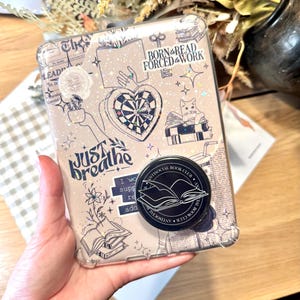 Anti-social book club Kindle MagSafe Grip – Bookish Magnetic Phone Kobo Grip | Adhesive Magsafe Ring Included | Kindle Accessories