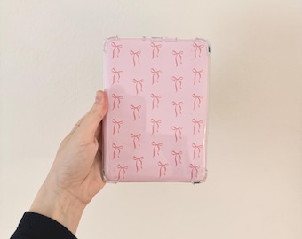 Inserto Kindle con fiocco rosa / Decorazione per e-reader femminile (download digitale)