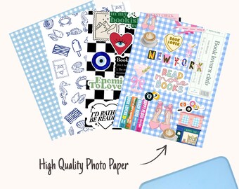 Baby Blue Magnetic Kindle Case: Detachable Flip Cover & Free Inserts