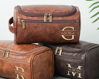 Neceser personalizado para padrinos de boda, neceser con nombre, neceser para hombre, regalo para padrinos de boda, neceser con monograma, regalo para él.