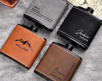 Personalized Groomsman Hip Flask,Custom Groomsman Flask,Groomsmen Gifts,Flask for Groomsmen, Best Man Flask,Groomsmen Proposal,Wedding Gifts