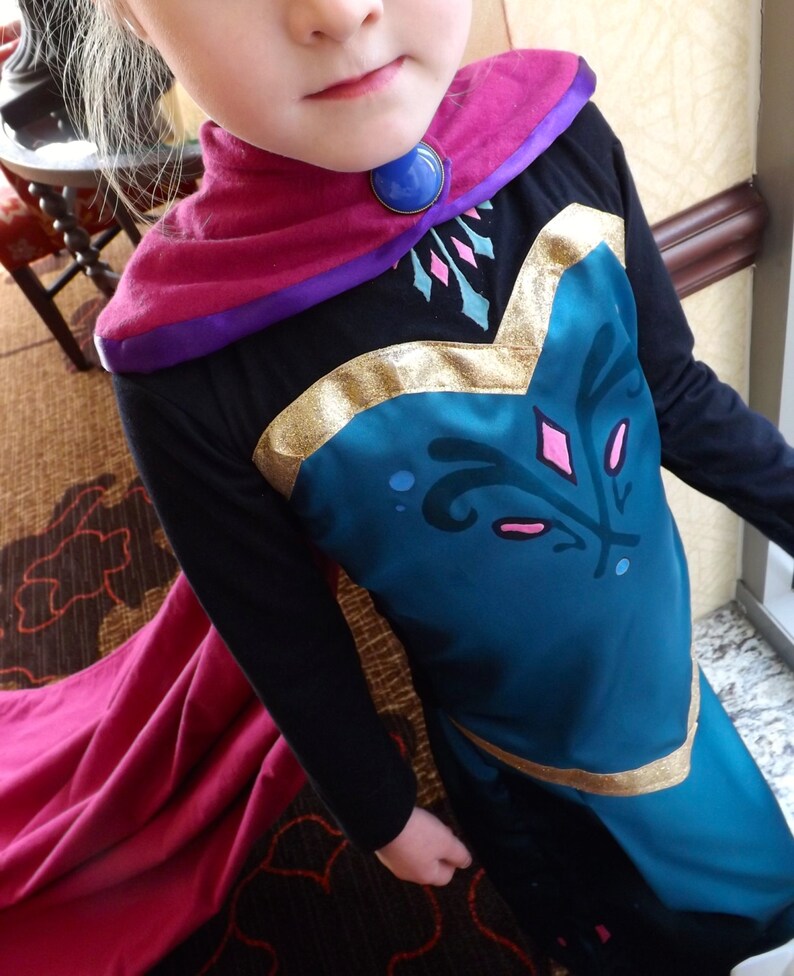 Elsa Frozen Coronation Dress and Cape PDF Pattern Etsy
