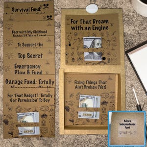Scatola porta-regalo con biglietti d'auguri con messaggio positivo - Idea regalo carina per le donne, scatola di auguri fatta a mano per compleanno, ringraziamento, semplicemente perché