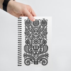 Hungarian Kalotaszeg spiral notebook, Gift Item