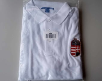 Hungarian Emblem Polo Shirt, Hungarian Emblem, Ready to ship, Hungarian, Holy Crown and Cross